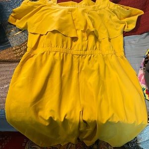 Yellow Lane Bryant Jumpsuit